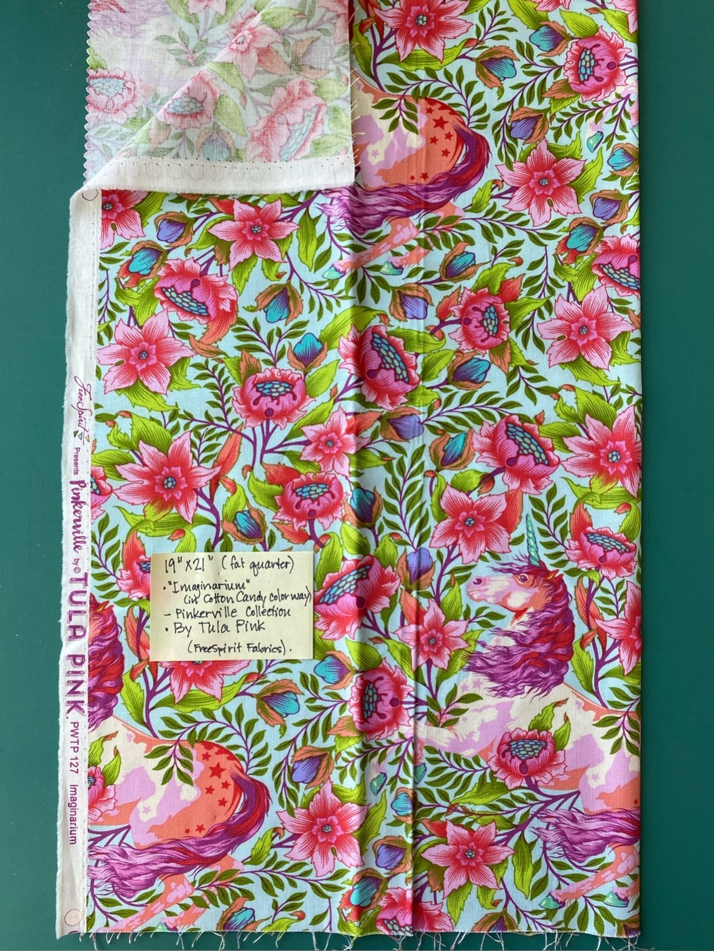 OOP Tula Pink- “Imaginarium” fat quarter (Pinkerville Collection). Rare